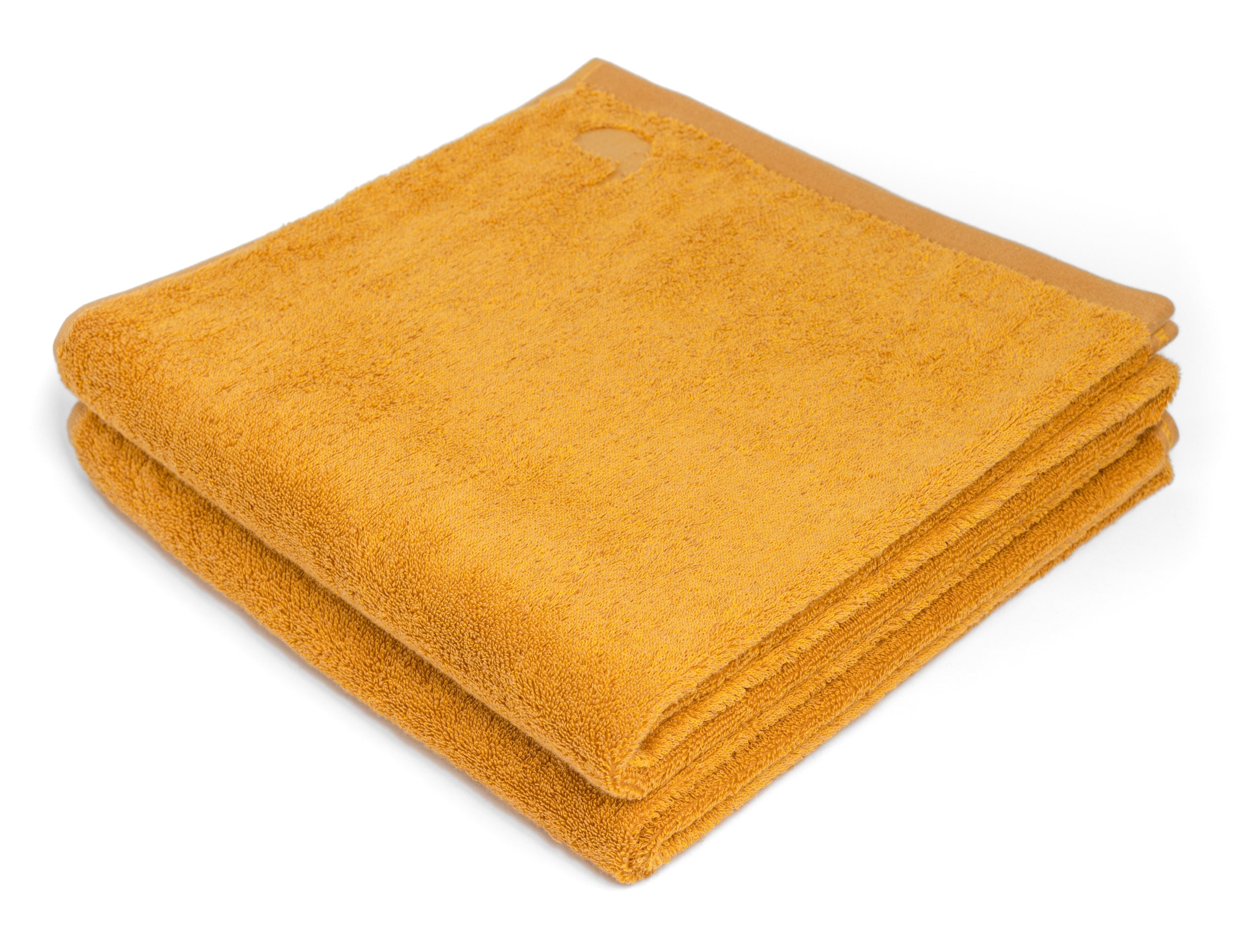 Ahangama yellow bath sheet (set of two)