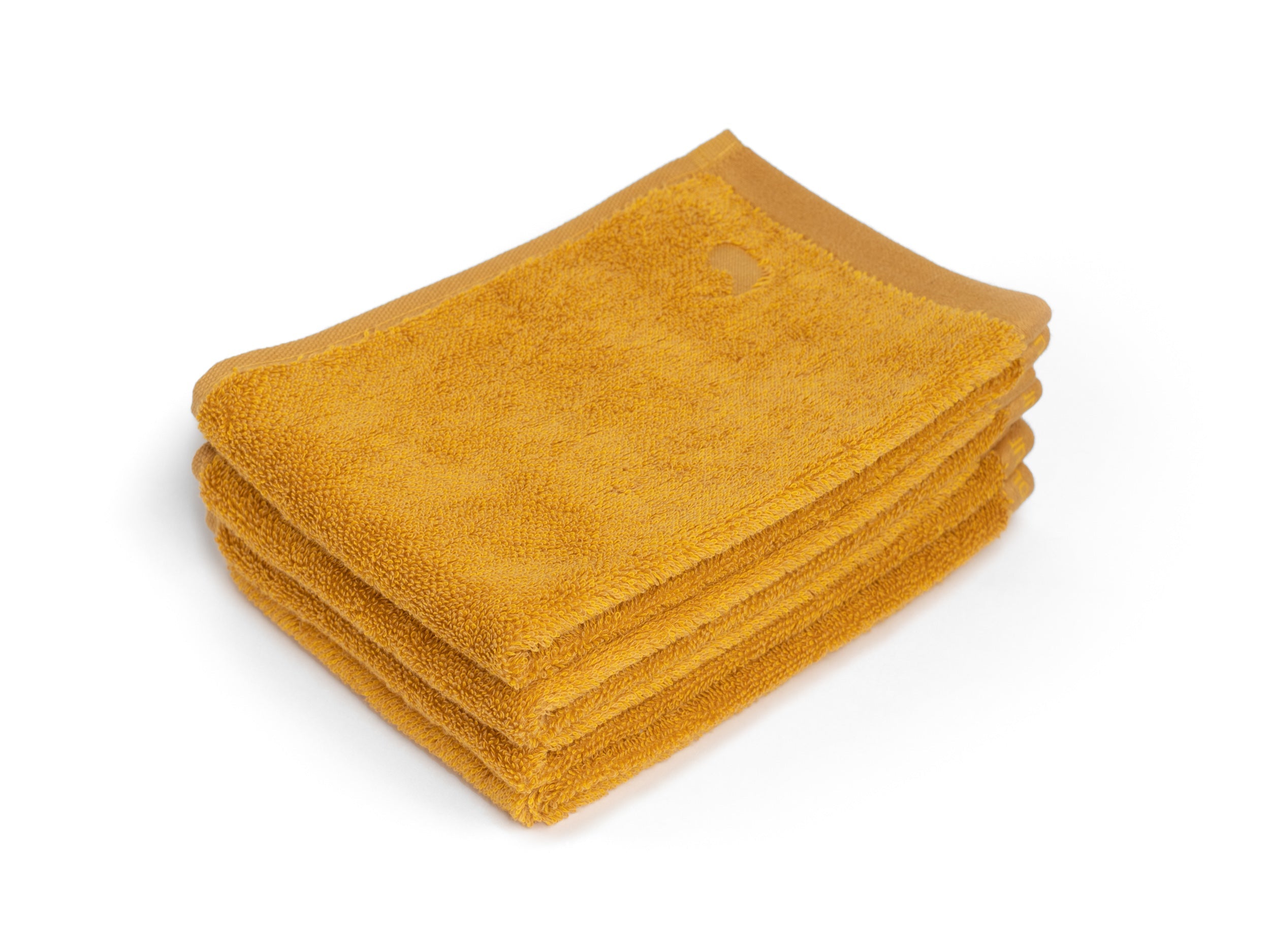 Ahangama yellow guest towel (set of four)